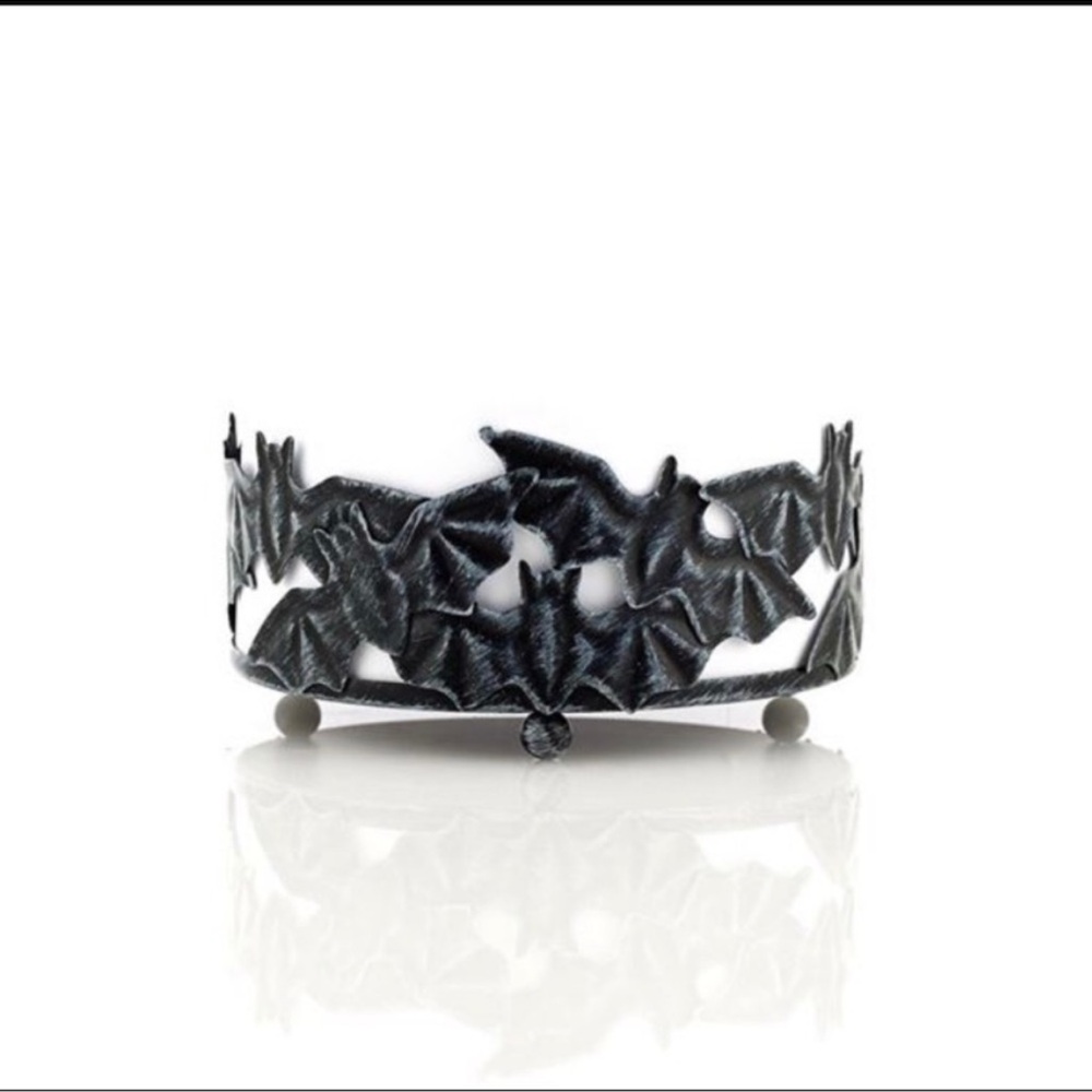 NEW Gold Canyon Bats Wrap Halloween Candle Holder